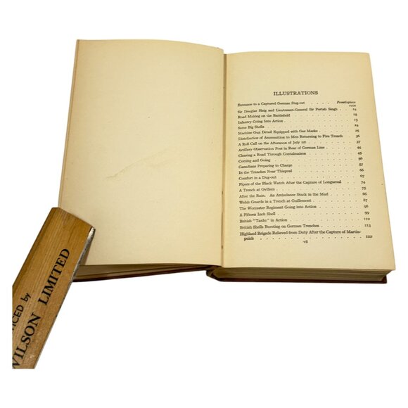 The "Battle of the Somme" J Book HC Antique 1917 Picture Cover Grosset Dunlap - Picture 7 of 16